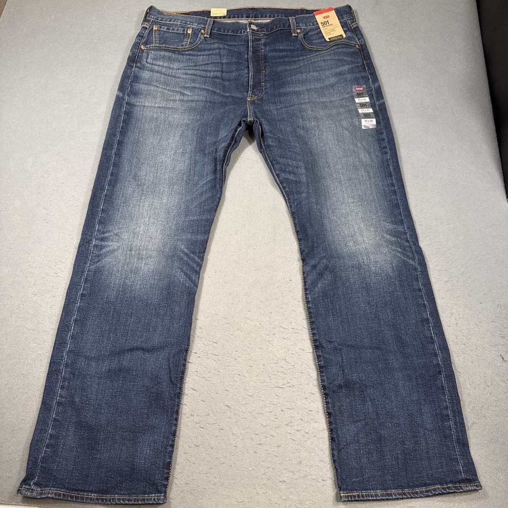 NWT Levi's 501 Original Shrink To Fit Jeans Men's Size 40x32 Raw Denim #30A3